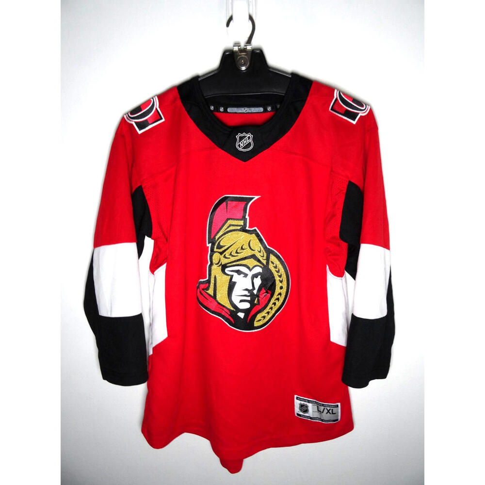 Ottawa Senators Youth Kids Boys Jersey Large XL Red NHL Hockey Home Away